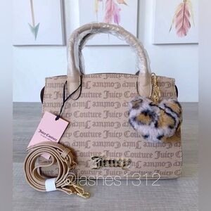 JUICY COUTURE Bag Lady Like Satchel - Beige French Latte